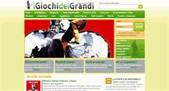 Desktop Screenshot of igiochideigrandi.it